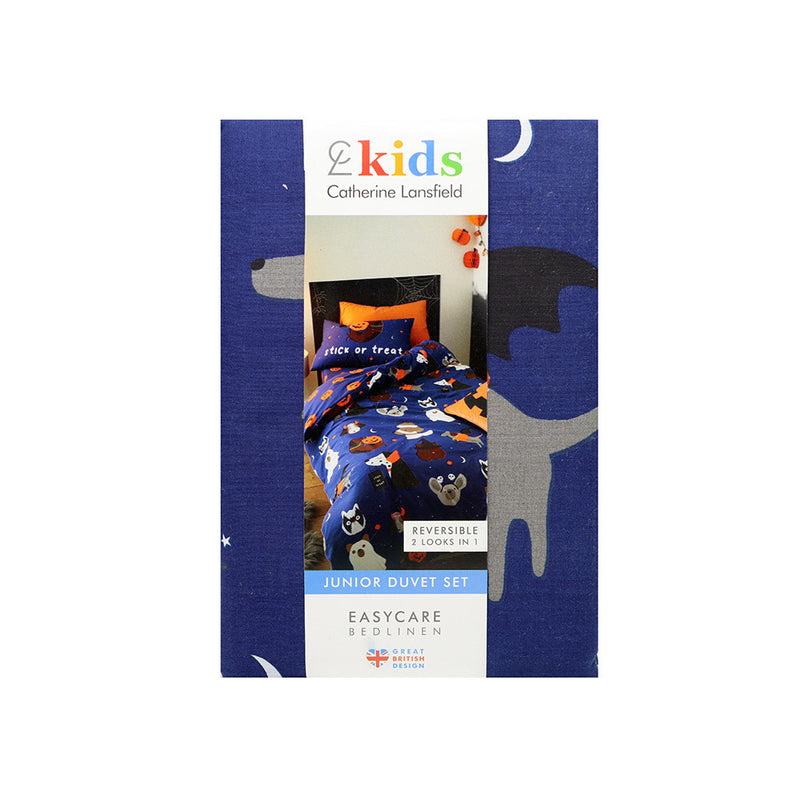 Kids Bedding Halloween Dogs Junior Duvet Covers Set