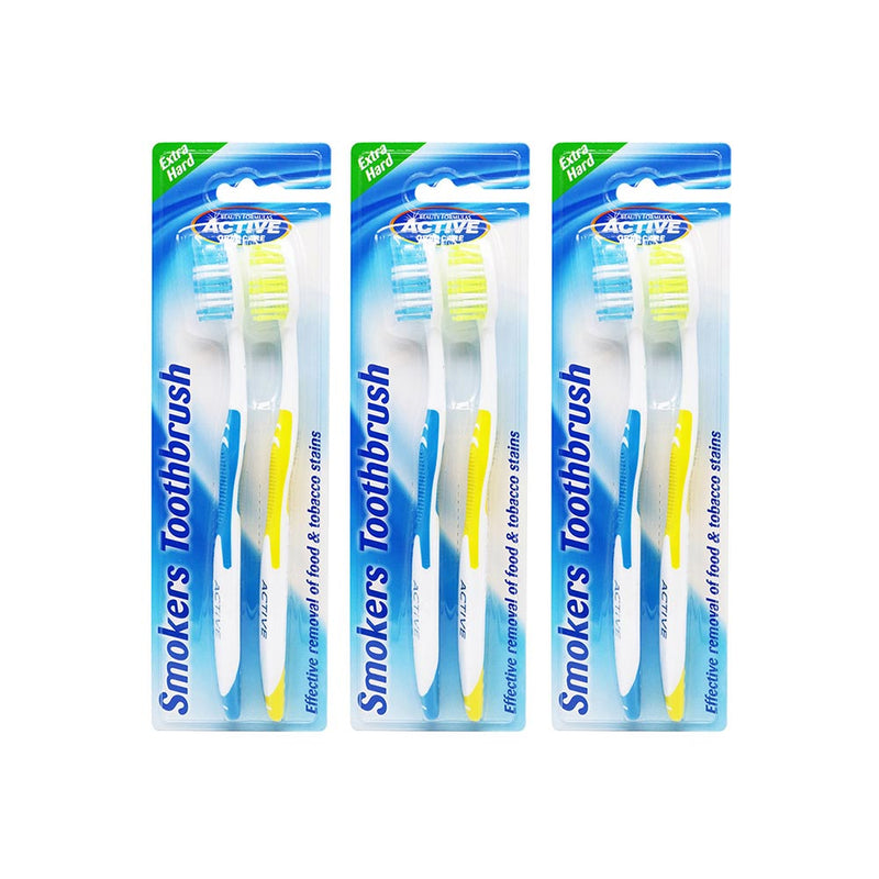 Active Smokers Toothbrush Extra Hard 2Pack