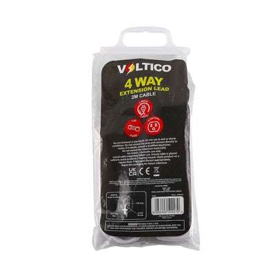 4Way Extension Lead 2M