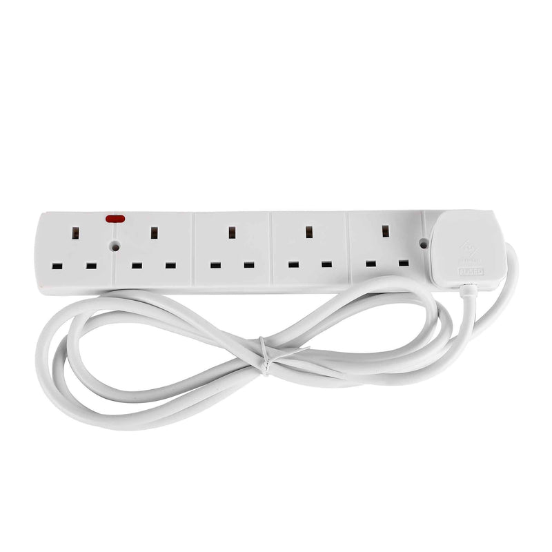 6Way Extension Lead 2M