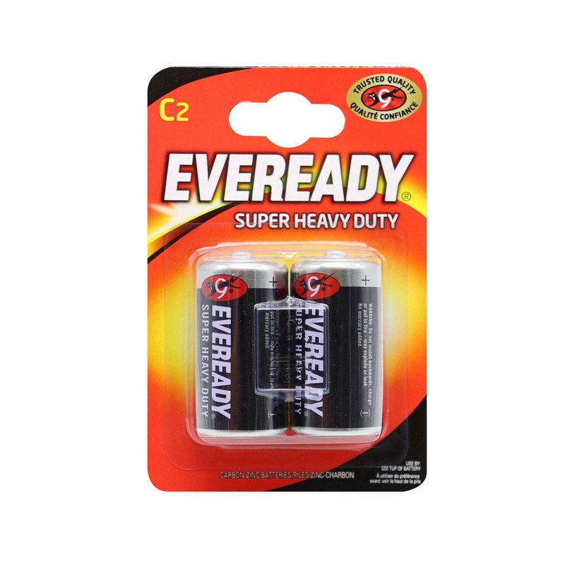 Eveready Super Heavy Duty C-R14 Batteries