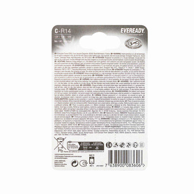 Eveready Super Heavy Duty C-R14 Batteries