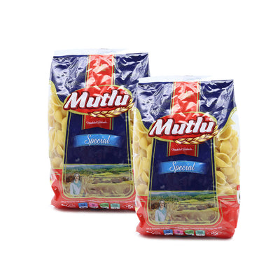 Mutlu Conchiglie Pasta 500g x 2Pack