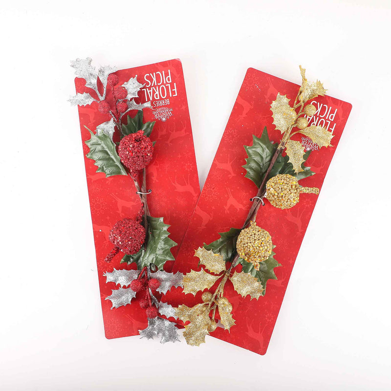 Berries Floral Picks