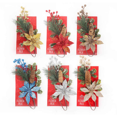 Glitter Flower Pick