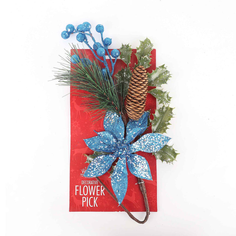 Glitter Flower Pick