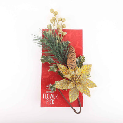 Glitter Flower Pick