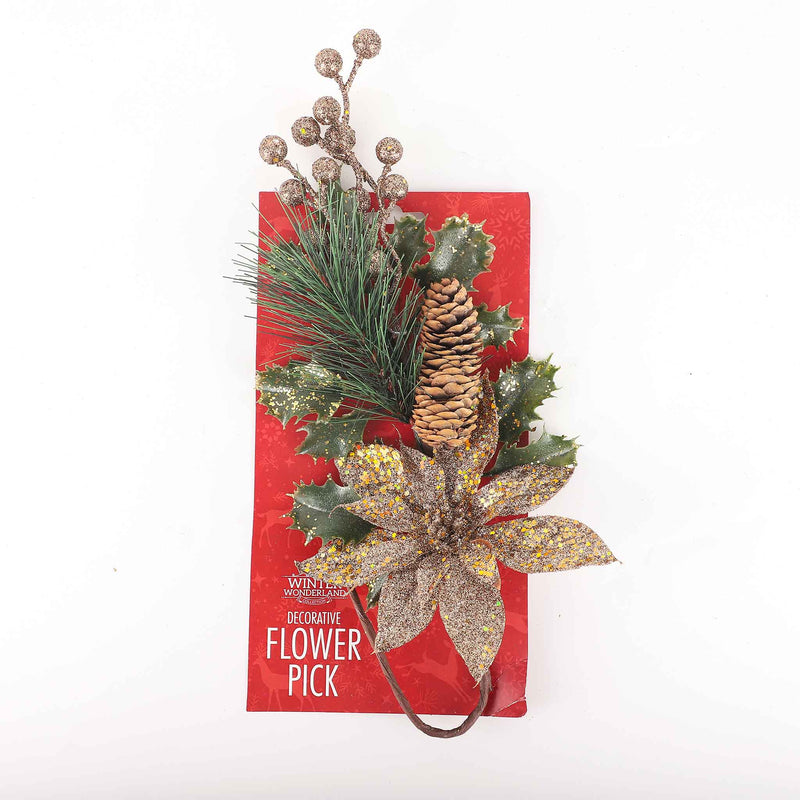 Glitter Flower Pick