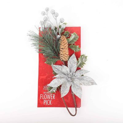 Glitter Flower Pick