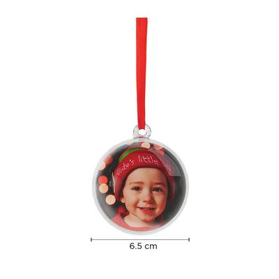 Personalised DIY Photo Baubles 2PK