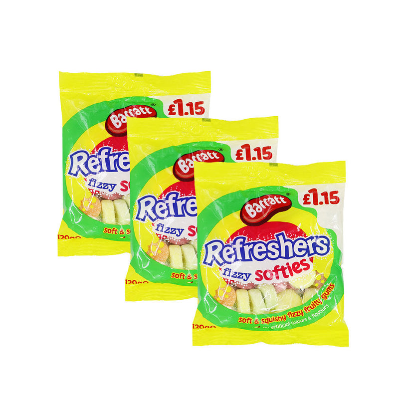 Barratt Refreshers Fizzy Softies 120gx3PK