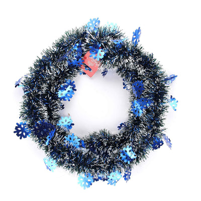 2M Snowflake Tinsel