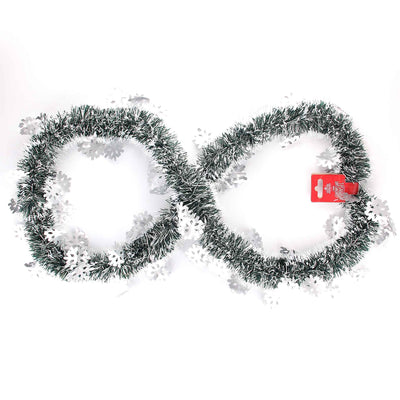 2M Snowflake Tinsel