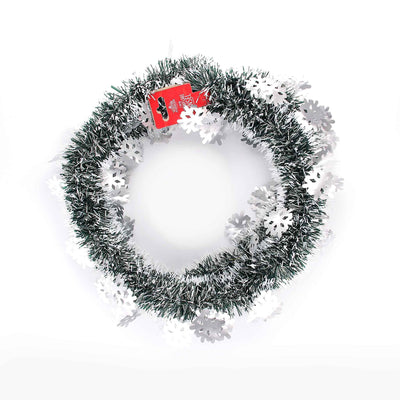 2M Snowflake Tinsel