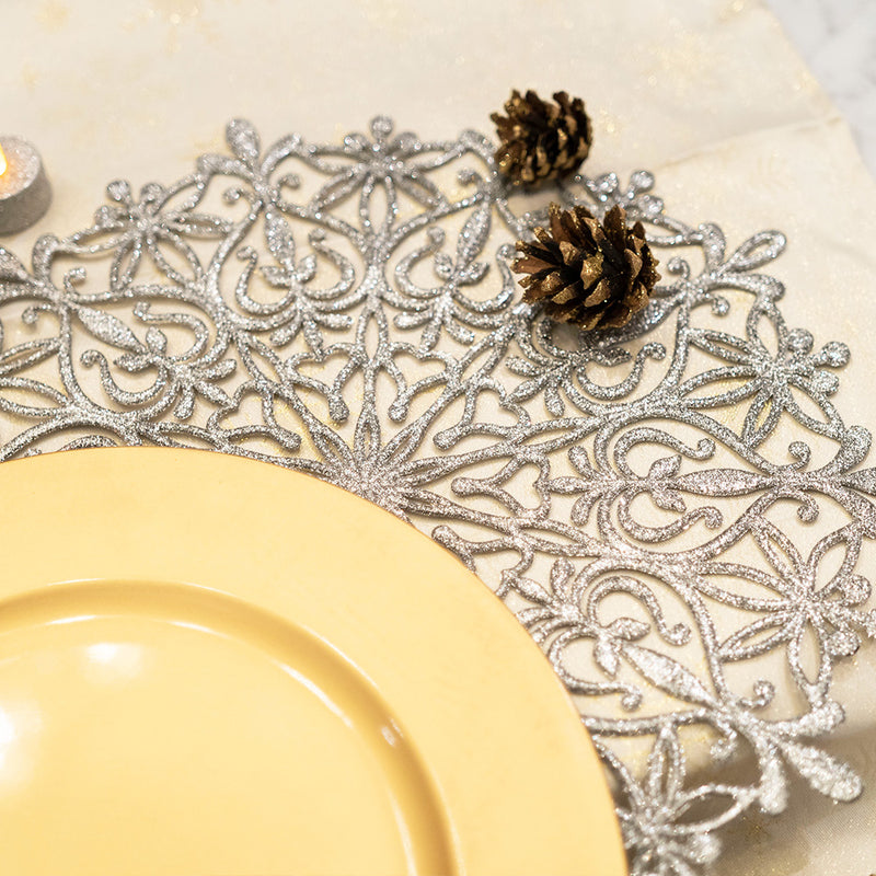 Sparkling Glitter Snowflake Ornament 39CM