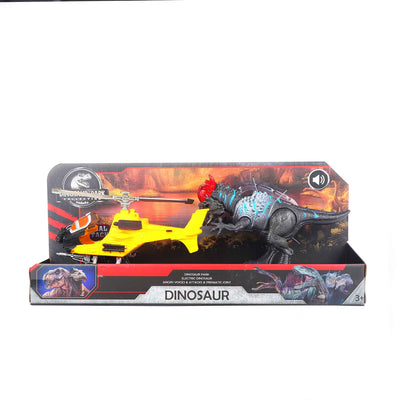Dinosaur Set With Vehicle