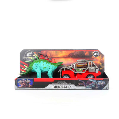 Dinosaur Set With Vehicle