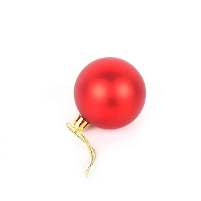 Baubles Red 35x55mm