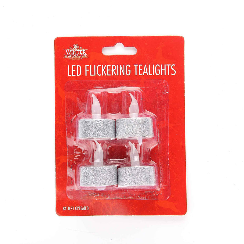 Chirstmas LED Tealights 4PK