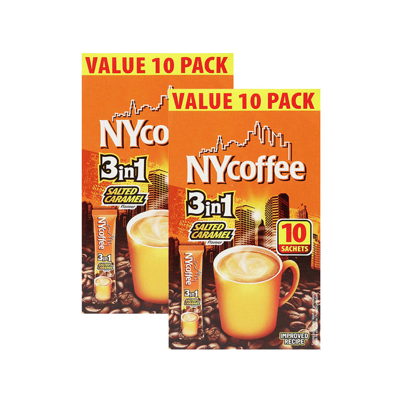 NY Coffee 3in1 Salted Caramel Latte 10PK x 2Pack