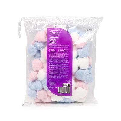 Pretty Cotton Wool Colour Balls 100PCS