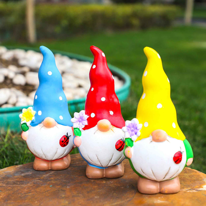 Large Summer Gnome Ornament (Spotty Hat)