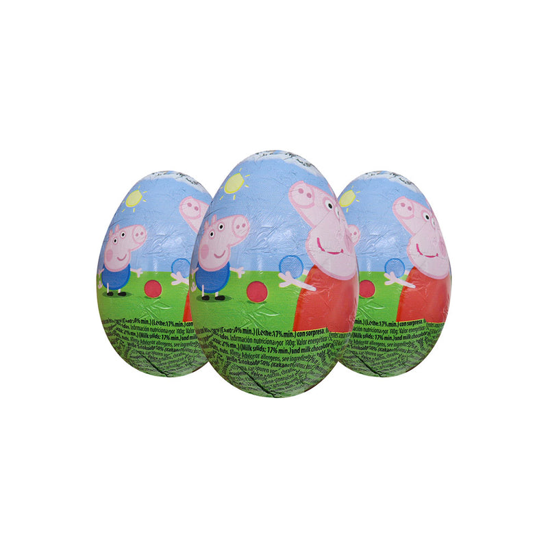 Peppa Pig Chocolate Surprise Egg 20g x 3Pack