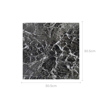 Dark Marble Self Adhesive Vinyl Floor Tiles 5Pack