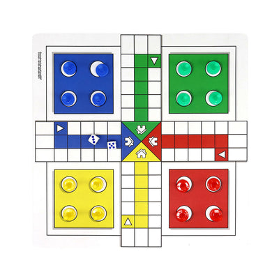 2In1 Checkers Or Snake Ladders Board Games