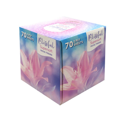 Blissful Cubed Supersoft Facial Tissues 2PLY 70S