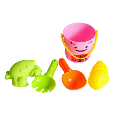 Beach Tool Set Bucket 4 Items