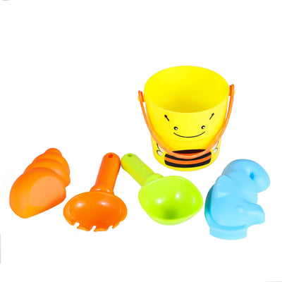 Beach Tool Set Bucket 4 Items