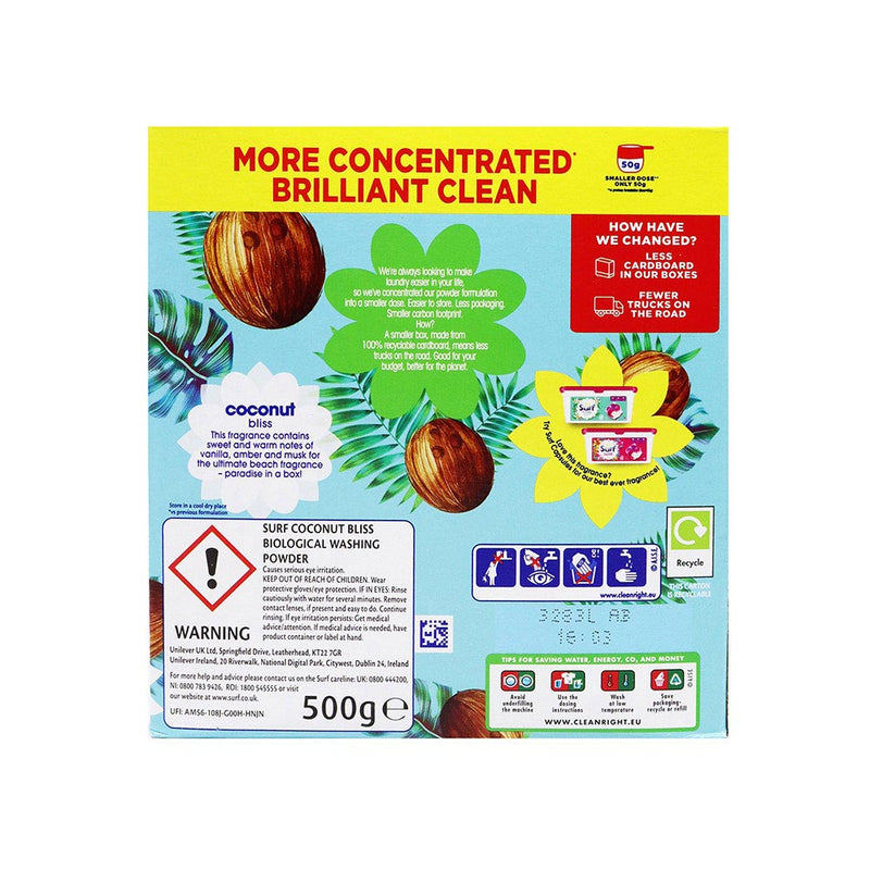 Surf Coconut Bliss Washing Powder 500g