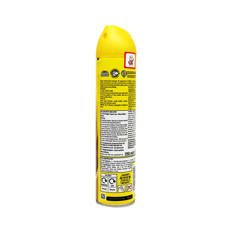 Pledge 5 In 1 Wood Furniture Polish Classic 250ML