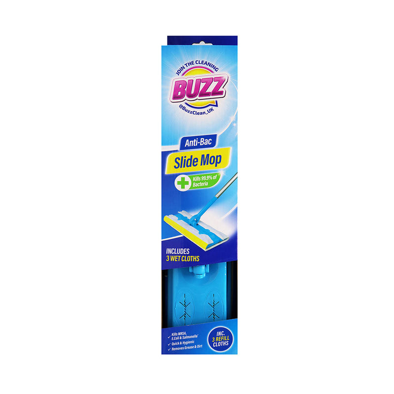 Buzz Anti-Bacterial Slide Mop Starter Set