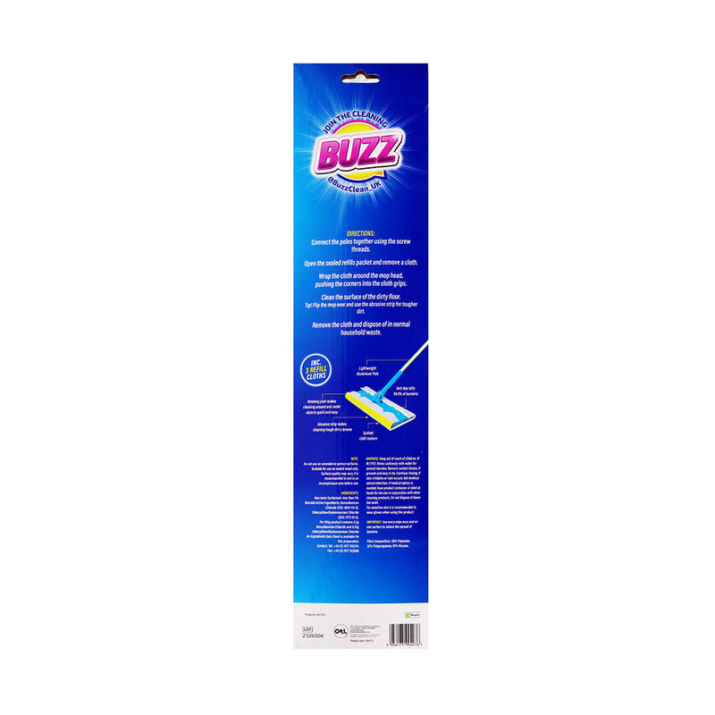 Buzz Anti-Bacterial Slide Mop Starter Set