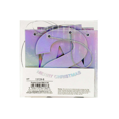 Iridescent Merry Christmas Banner 2M