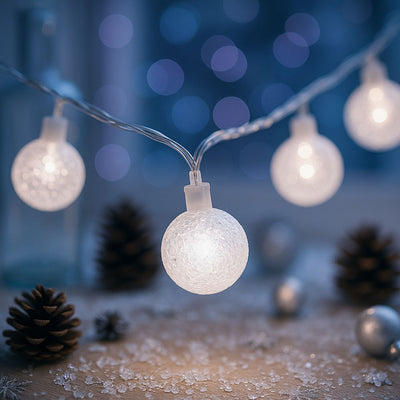 8 LED Berry String Lights Battery Operated Indoor Fairy Lights