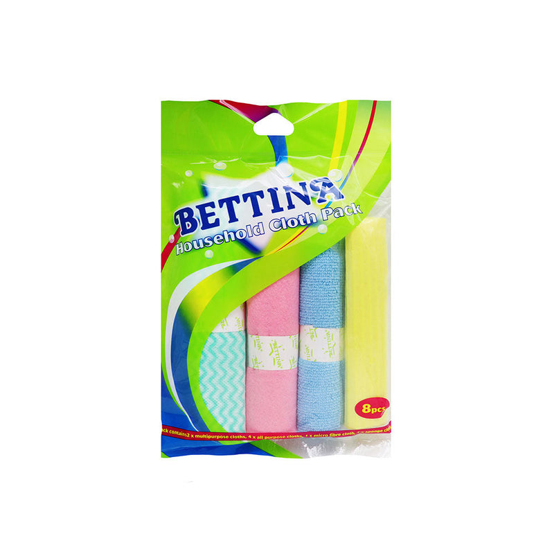 Bettina Household Cloth Pack 8PC x 3PK