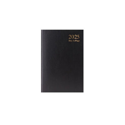 2025 A5 Day A Page Casebound Diary Notebook