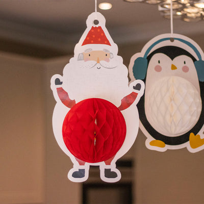 3 Hanging Character Decorations 35CM
