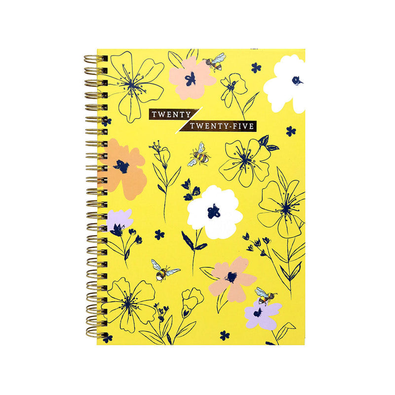 2025 A5 Spiral Week To View Hardcover Diary