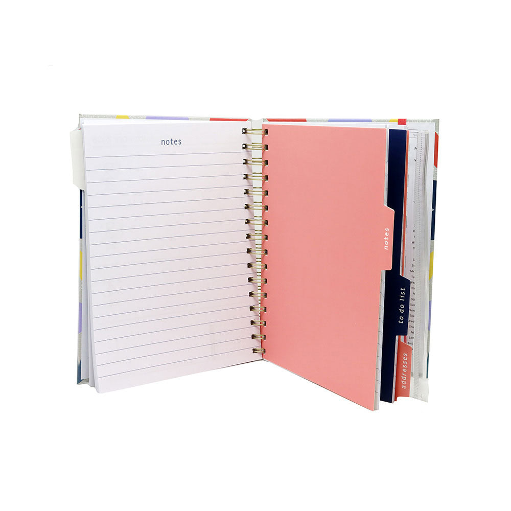 2025 A5 Week to View Organizer Diary with Dividers ¨C Portable Weekly ...