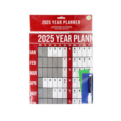2025 A1 Wall Planner Year Calendar With Pen