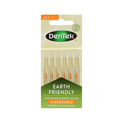 DenTek Earth Friendly Birch Wood Interdental Brush 0.45mm
