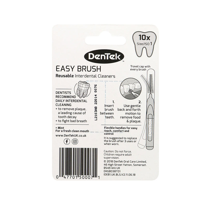 DenTek Easy Brush Interdental Cleaners 0.45mm 10PK