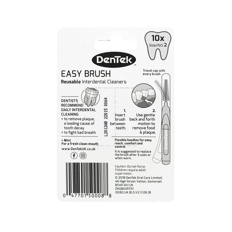 DenTek Easy Brush Interdental Cleaners 0.5mm 10PK