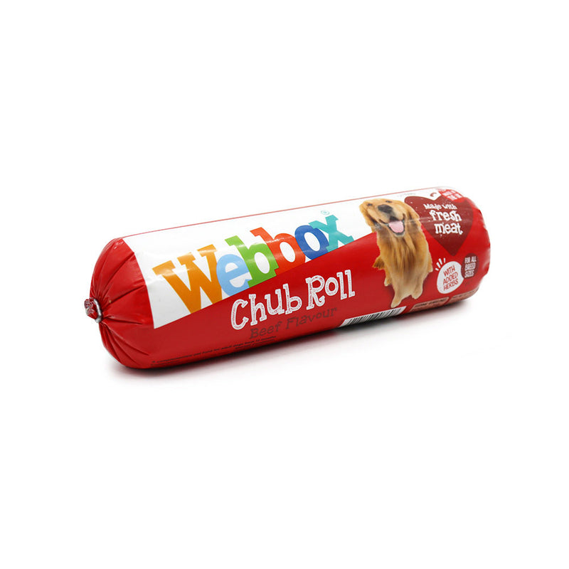 Webbox Prime Beef Chub Rolls Dog Food 720g