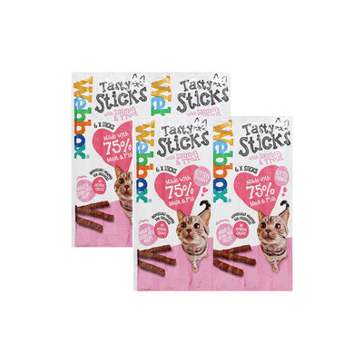 Webbox Cat Delight Tasty Sticks Salmon & Trout 30g x 2Pack