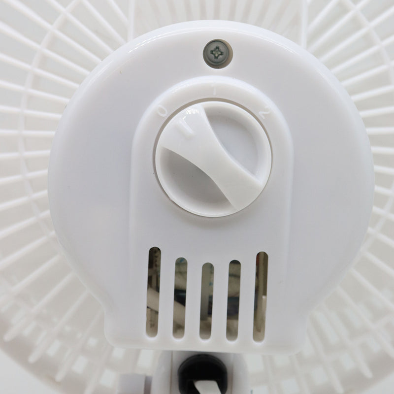 Status 6 Inch White Desk Fan 2 Speed Adjustable